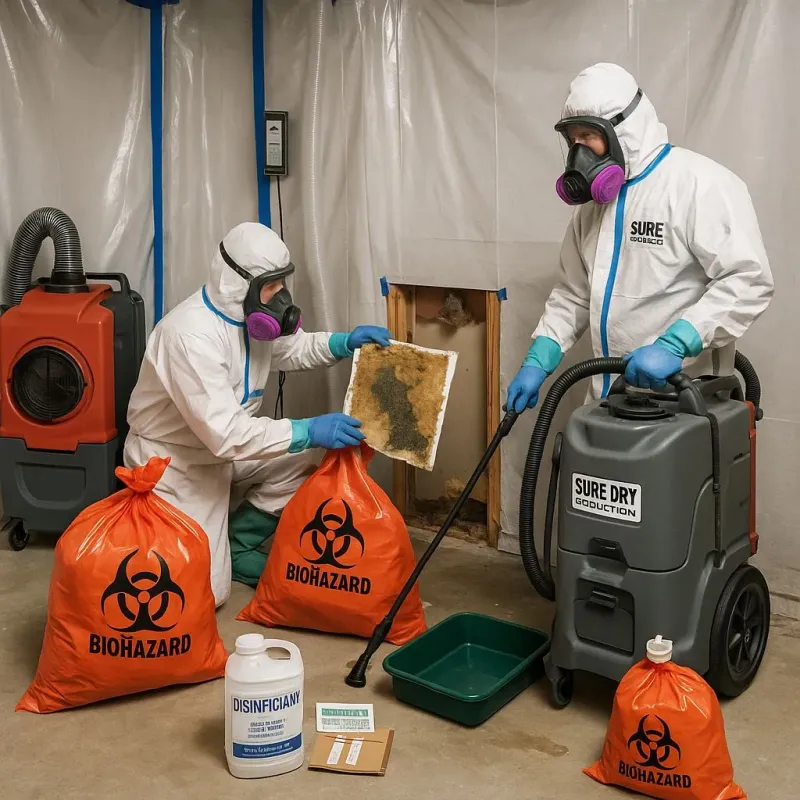 Contaminated Water Handling Protocols process in Graham, TX